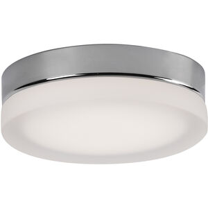 Bedford LED 11 inch Chrome Flush Mount Ceiling Light in Frosted