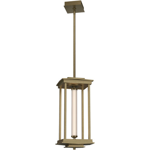 Athena LED 8.9 inch Soft Gold Pendant Lantern Ceiling Light, Medium