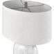 Ruthie 32 inch 9 watt White Glazed with Cream Table Lamp Portable Light