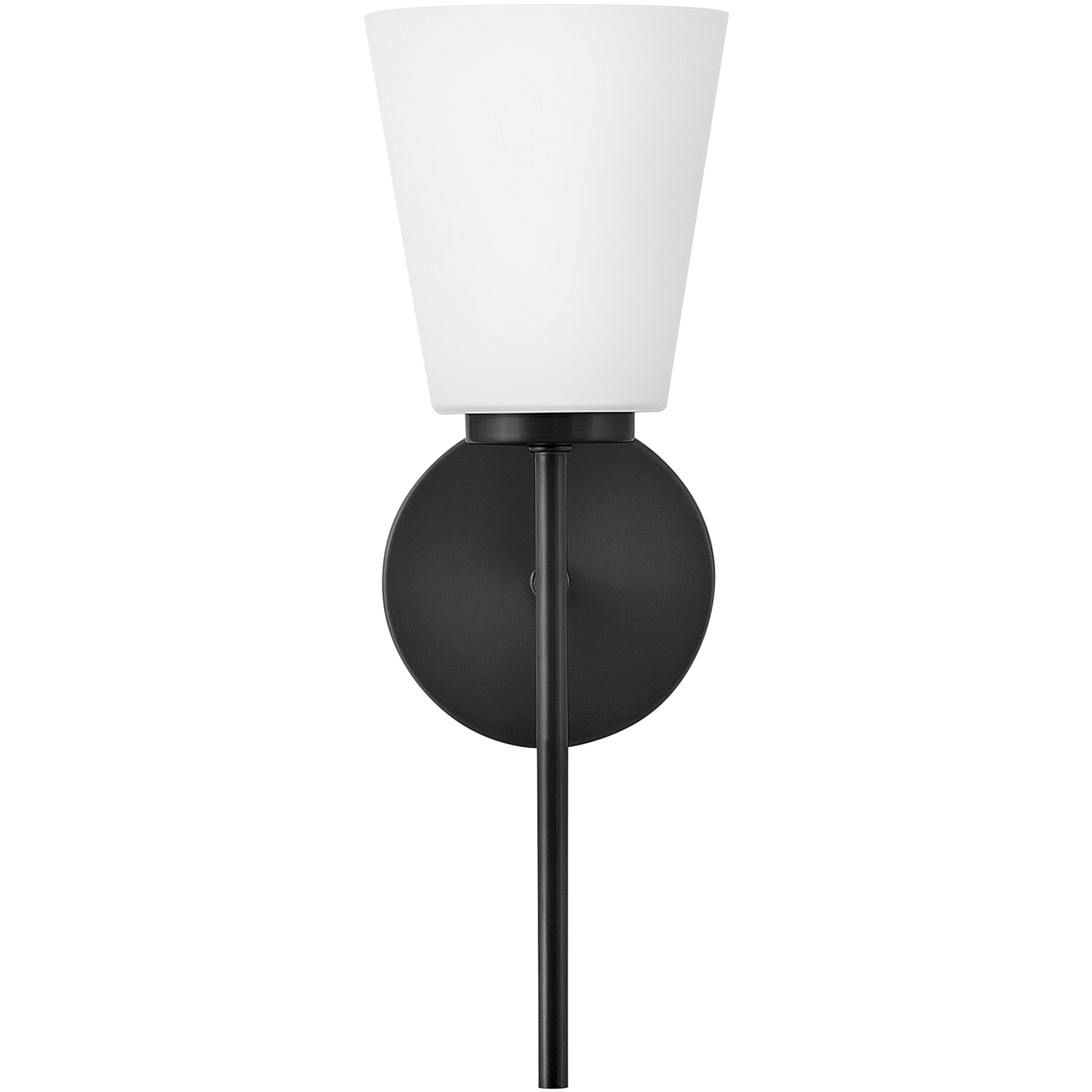 Bri 1 Light 8.25 inch Black Bath Light Wall Light