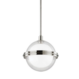 Northport 1 Light 14 inch Polished Nickel Pendant Ceiling Light