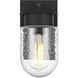 Rafael 1 Light 9 inch Black Outdoor Wall Sconce