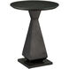 Janil 19.75 inch Graphite/Clear Accent Table