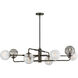 Oberon 8 Light 48 inch Black Oxide Chandelier Ceiling Light