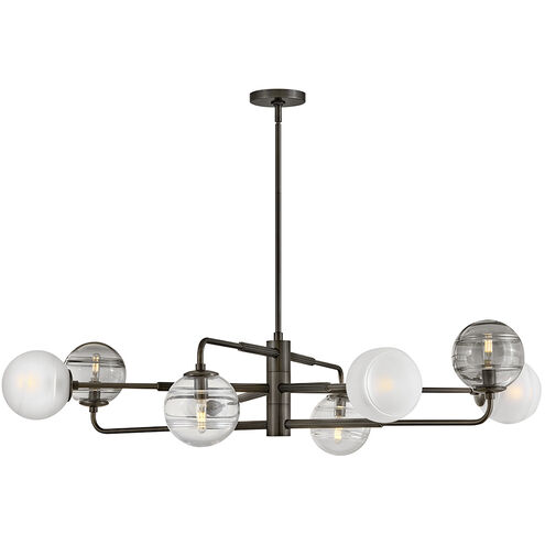 Oberon 8 Light 48 inch Black Oxide Chandelier Ceiling Light