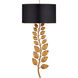 Birdwood 2 Light 16 inch Satin Black Wall Sconce Wall Light