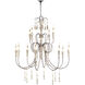 Hannah 12 Light 53 inch Rust Chandelier Ceiling Light, Large