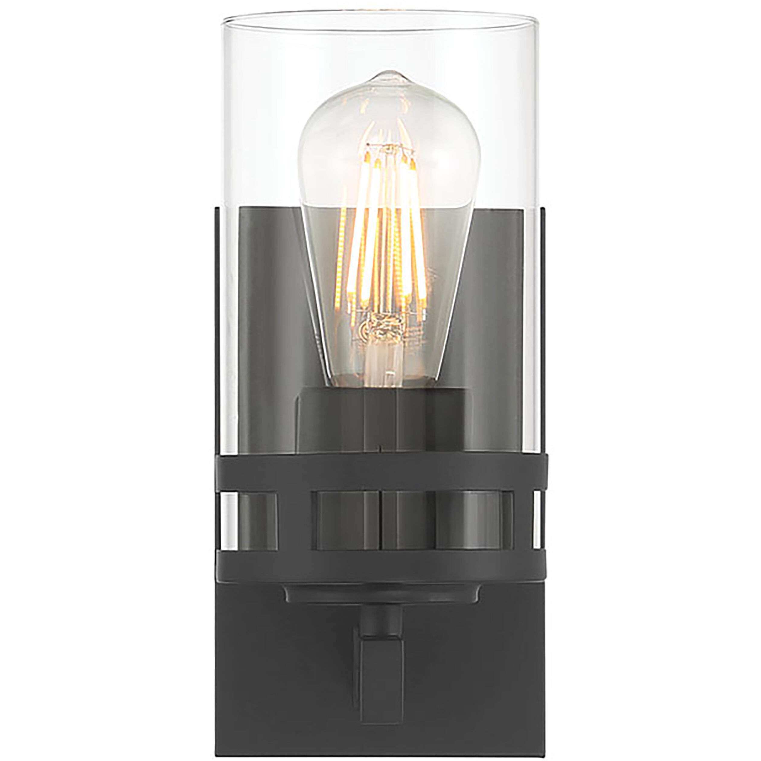 Lunden 1 Light 4.5 inch Matte Black Wall Sconce Wall Light