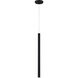 Forest LED 4.75 inch Matte black Pendant Ceiling Light in 1, 3, Matt black Steel