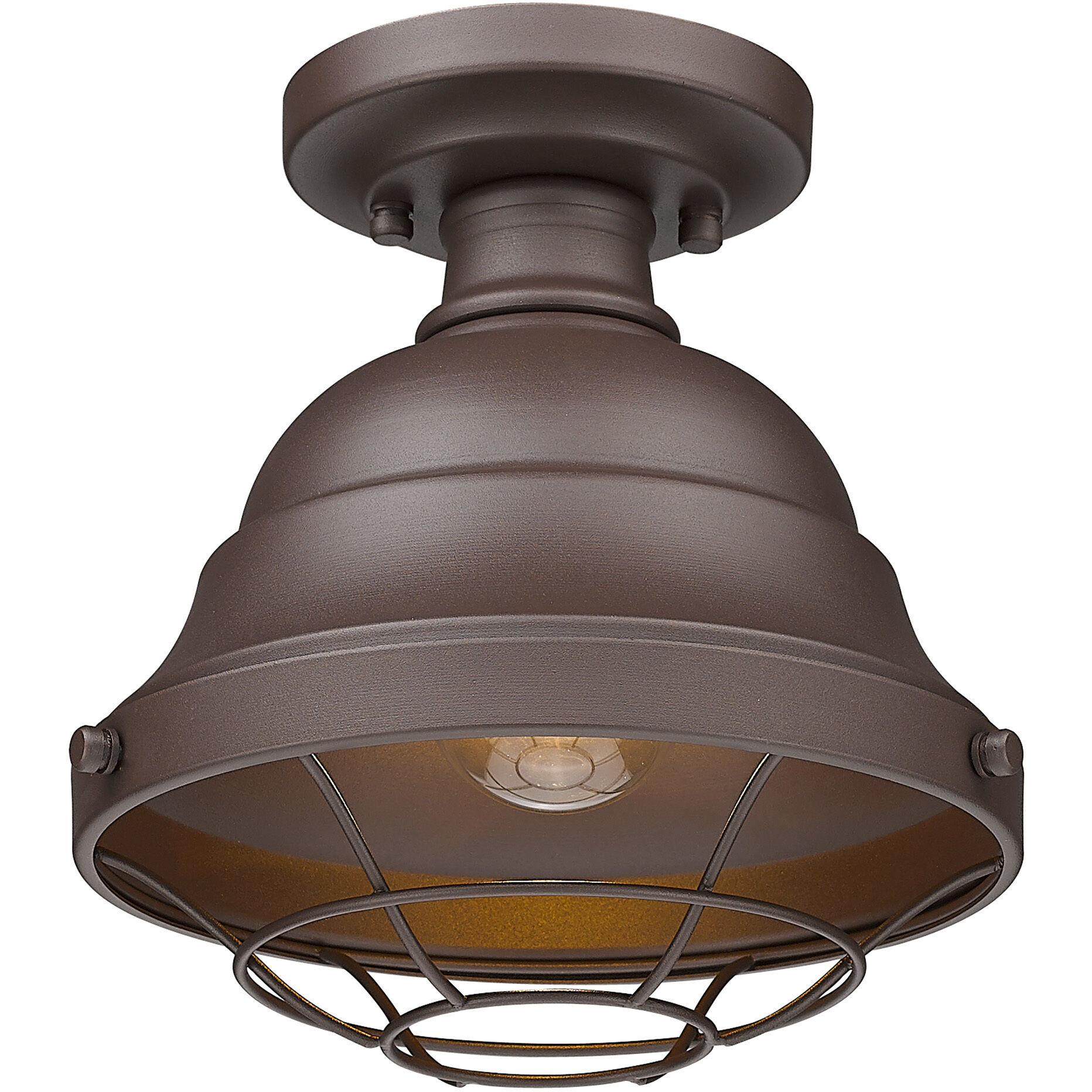 Bartlett 1 Light 8.63 inch Textured Bronze Outdoor Ceiling