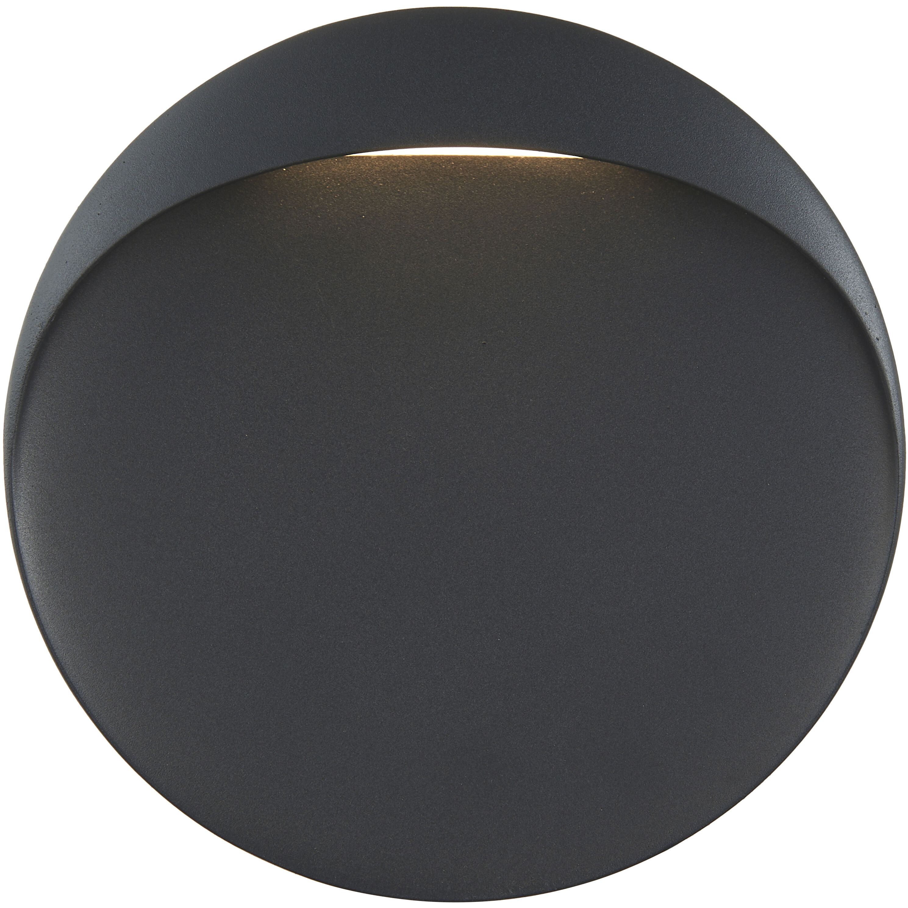 Sol LED Matte Black Outdoor Wall Light
