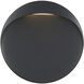 Sol LED Matte Black Outdoor Wall Light