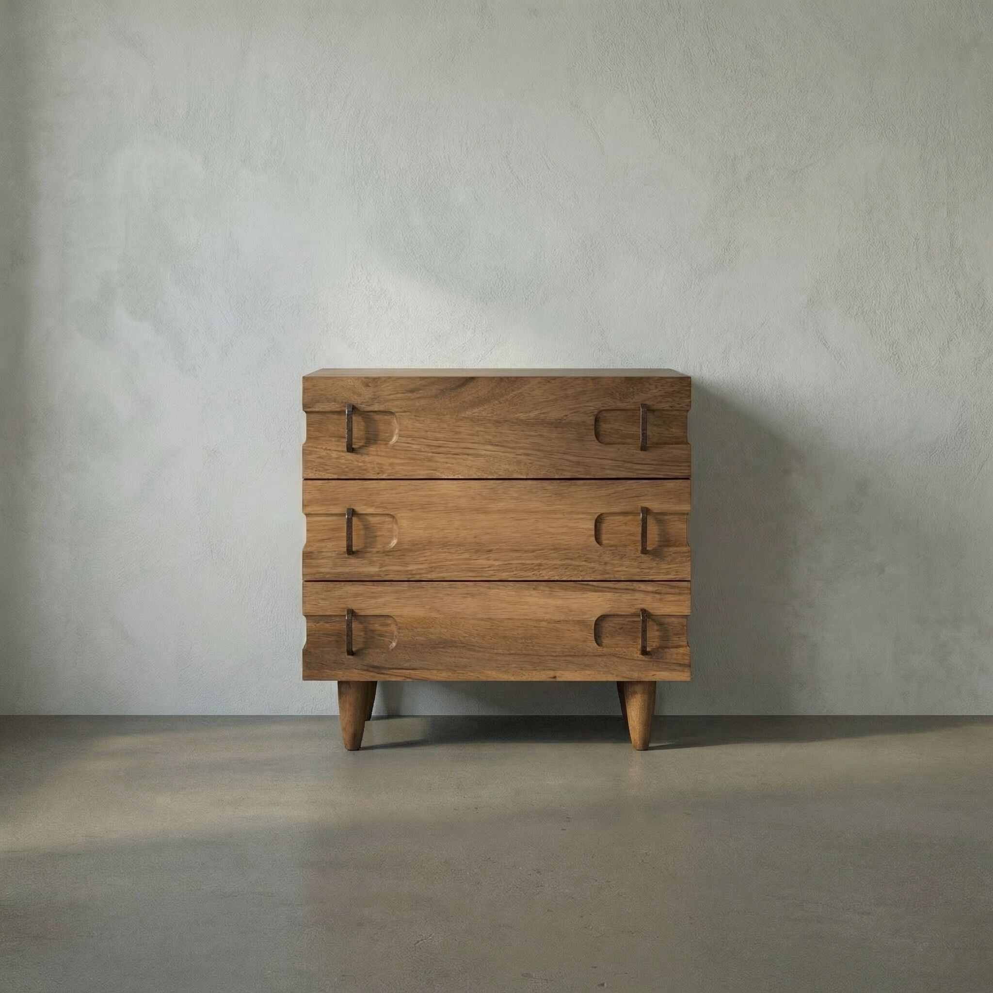 David 32.5 X 32 inch Dark Walnut Side Table