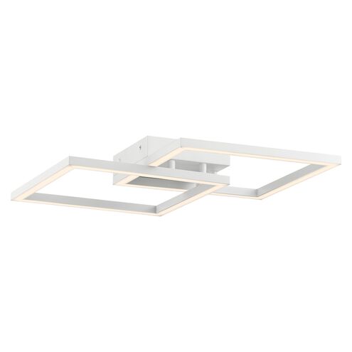 Squared 1 Light 18.50 inch Flush Mount