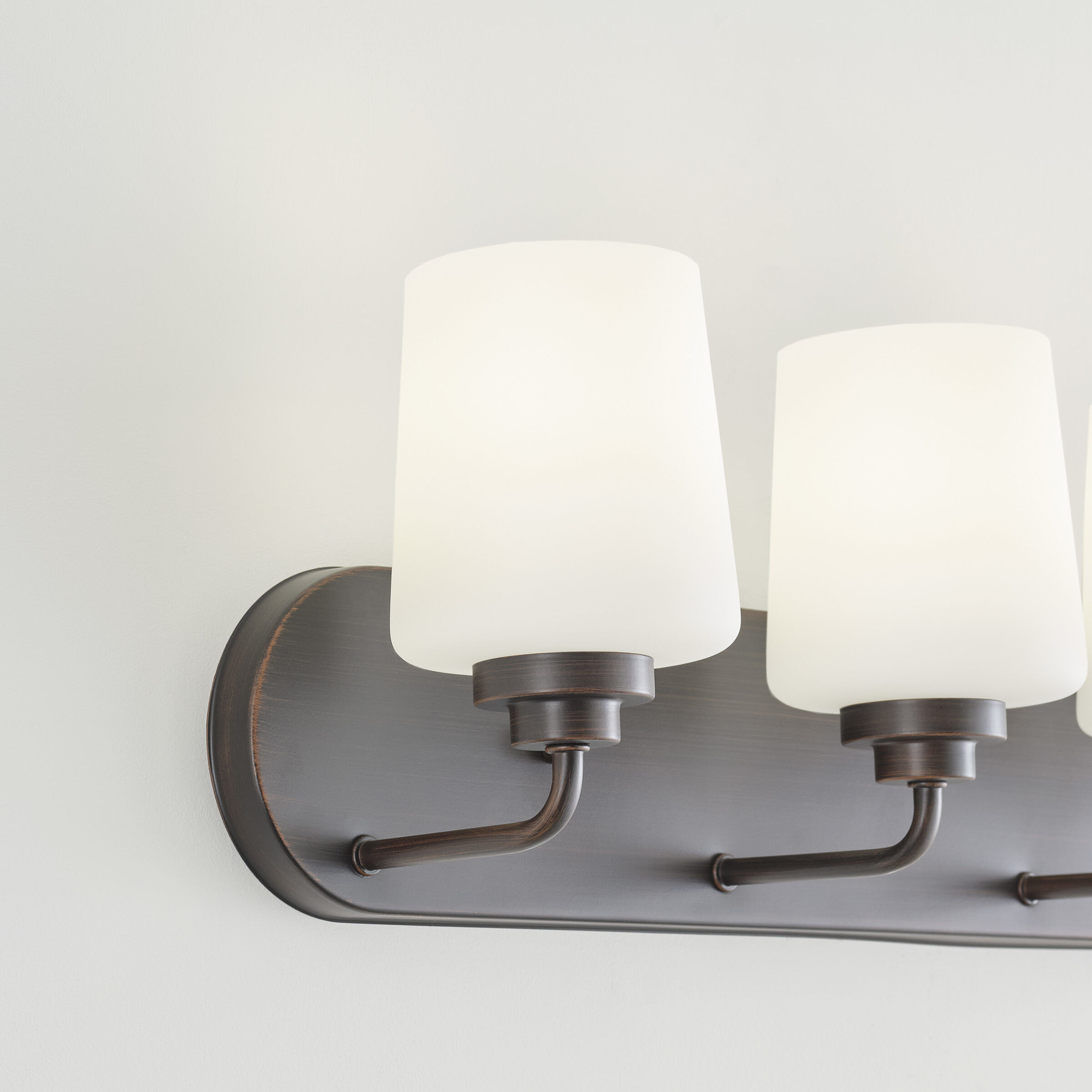 Windom 4 Light 24.38 inch Bronze Wall Bath Fixture Wall Light in Burnt Sienna