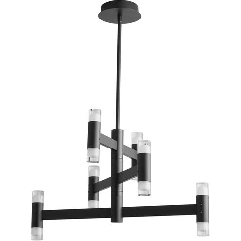 Alarum LED 30 inch Black Chandelier Ceiling Light