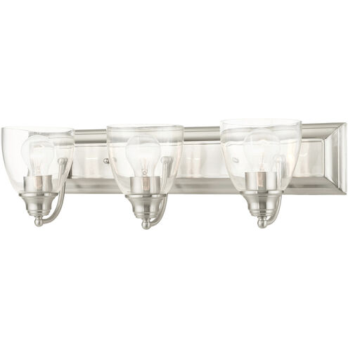 Birmingham 3 Light 24 inch Brushed Nickel Vanity Sconce Wall Light