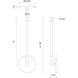 Motif Wall Sconce Wall Light in Chrome