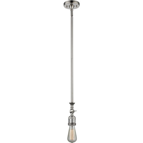 Franklin Restoration Canton LED 6.5 inch Polished Nickel Mini Pendant Ceiling Light in Clear, Franklin Restoration