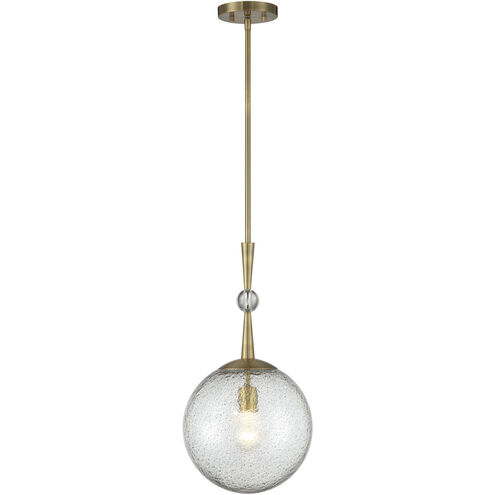 Poluluxe 1 Light 11 inch Oxidized Aged Brass Mini Pendant Ceiling Light