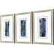 Inner Glimpse Blue and Green and Metallic and Turquoise Framed Art, The Studio
