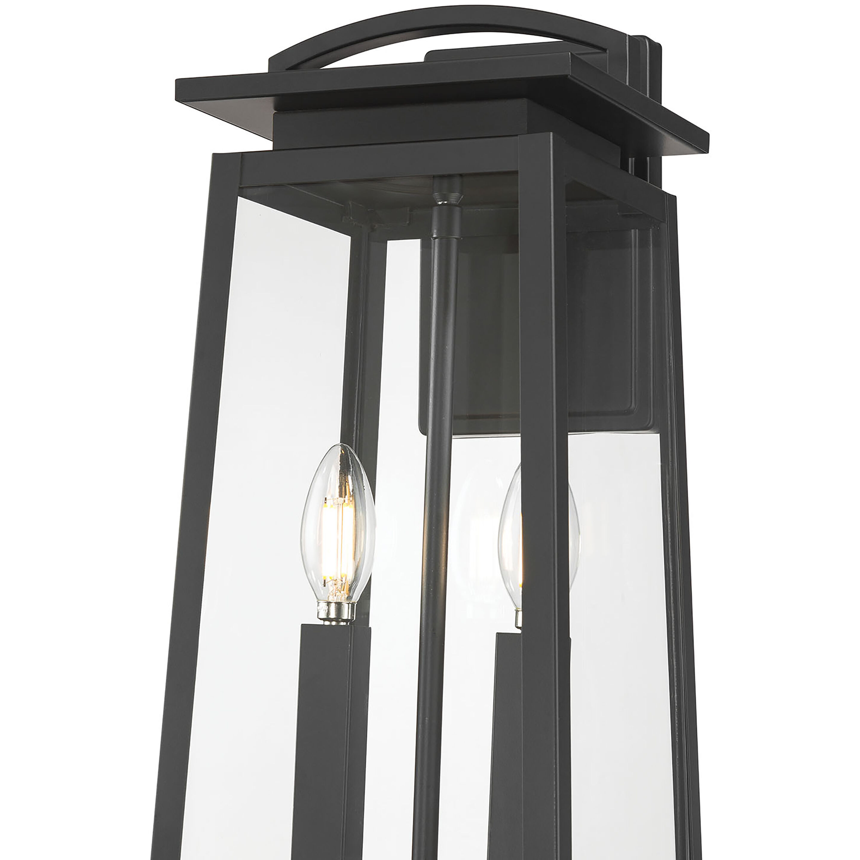 Kendrix 2 Light 17.5 inch Powder Coated Black Outdoor Wall Sconce