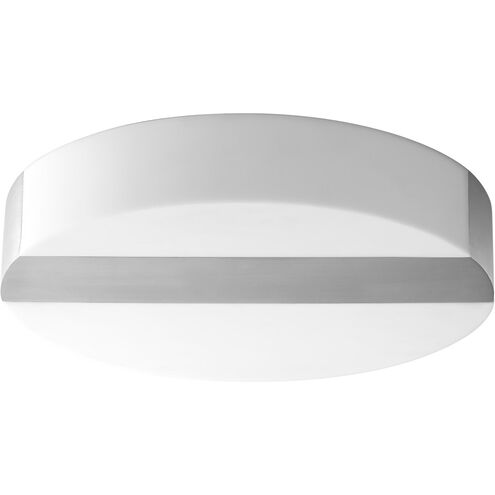 Aurora LED 14 inch Satin Nickel Flush Mount Ceiling Light
