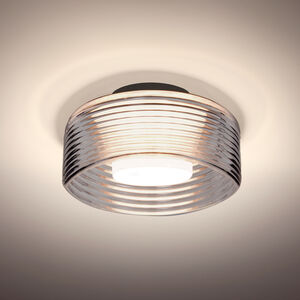 Belu LED 7.88 inch Black Flush Mount Ceiling Light