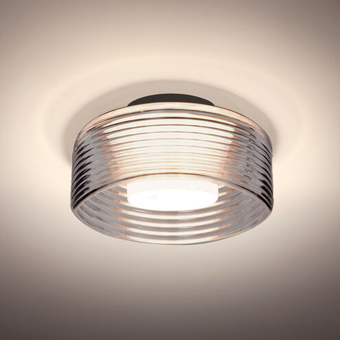 Belu LED 7.88 inch Black Flush Mount Ceiling Light