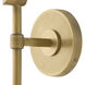 Merit 1 Light 5 inch Heritage Brass Sconce Wall Light