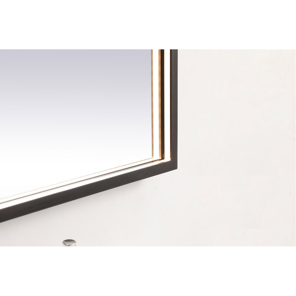 Pier 40 X 20 inch Black LED Mirror