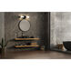 Idris LED 18.5 inch Matte Black Bath Vanity Wall Light