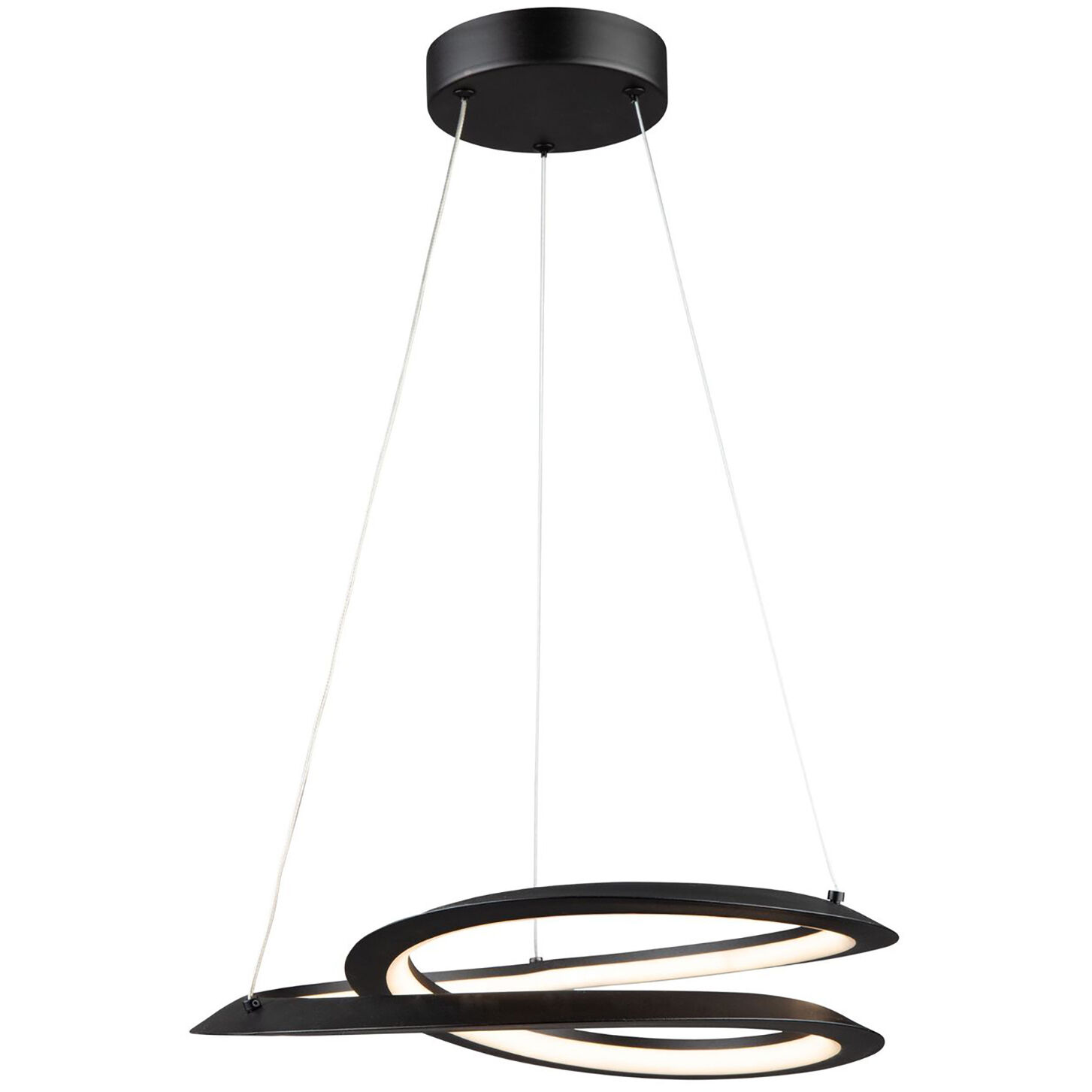 Ara LED 15.8 inch Black Pendant Ceiling Light
