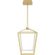 Park Ave. LED 13 inch Gold Pendant Ceiling Light