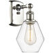 Ballston Cindyrella LED 6 inch Polished Nickel Sconce Wall Light in Clear Glass