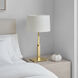 Ray Booth Cadmus 26.5 inch 15.00 watt Antique Brass Adjustable Table Lamp Portable Light, Large