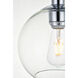 Baxter 1 Light 8 inch Chrome Flush Mount Ceiling Light