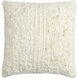 Neutral 22 X 22 inch Cream Accent Pillow