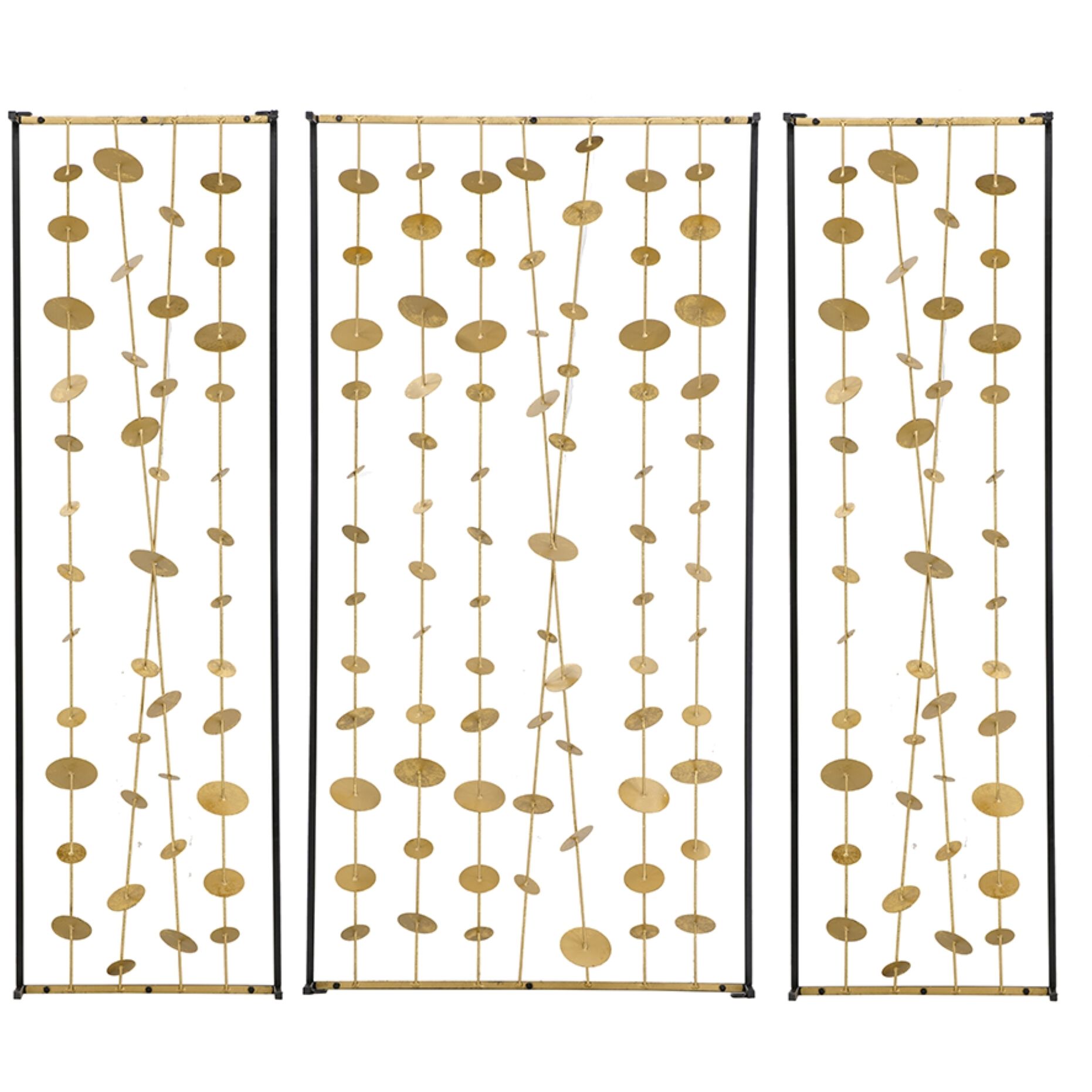 Anita Gold and Black Wall Accent