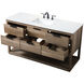 Larkin 60 X 22 X 34 inch Natural Oak Vanity Sink Set