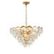 Canada 12 Light 24 inch Gold Chandelier Ceiling Light