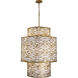 Kato 16 Light 32 inch Havana Gold Chandelier Ceiling Light