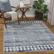 Roma 120 X 94 inch Navy Rug in 8 x 10, Rectangle
