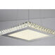Canada LED 20.4 inch Chrome Chandelier Ceiling Light