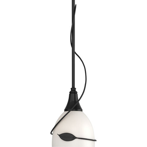 Twining Leaf 1 Light 5.91 inch Ink Mini Pendant Ceiling Light