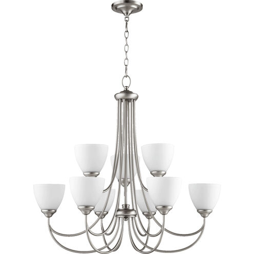 Brooks 9 Light 32 inch Satin Nickel Chandelier Ceiling Light