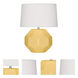 Franklin 23.5 inch 150 watt Sunset Yellow Table Lamp Portable Light