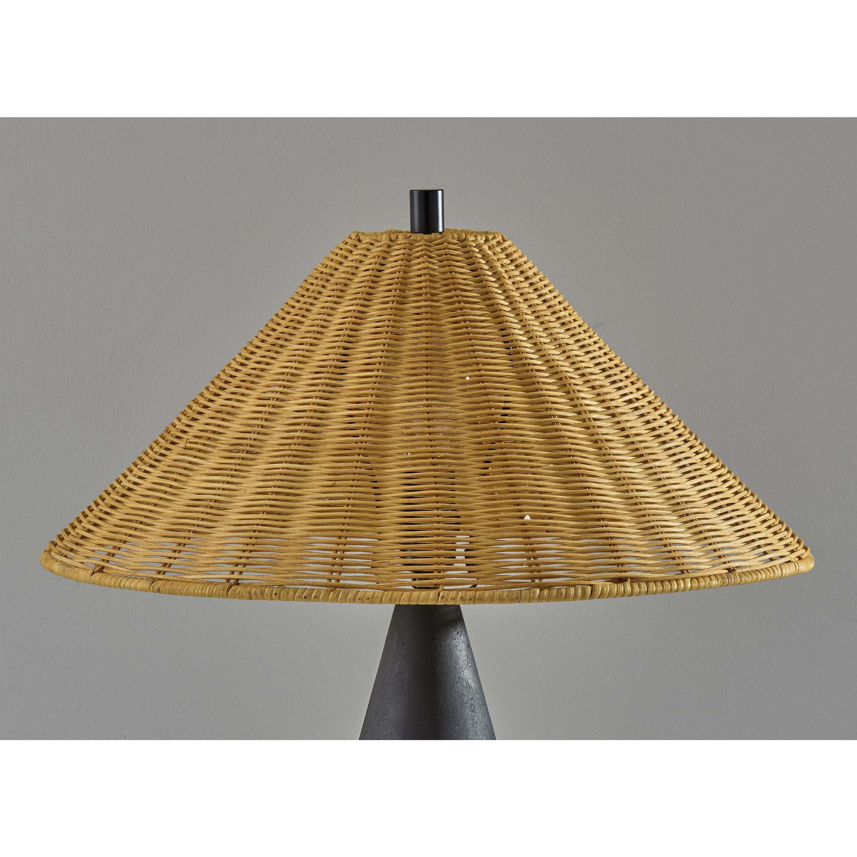 Lorelei 28 inch 100.00 watt Black Rough Finished Ceramic Table Lamp Portable Light