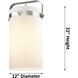 Downtown Urban Pilaster 4 Light 13.38 inch Matte Black Pendant Ceiling Light in Clear