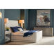 Hudson Pebble Grey US King Bed, Wooden, Upholstered